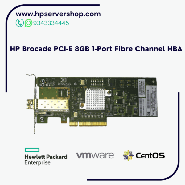 HP Brocade PCI E 8GB 1 Port Fibre Channel HBA
