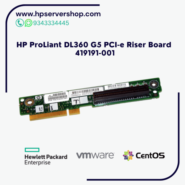 HP ProLiant DL360 G5 PCI-e Riser Board 419191-001