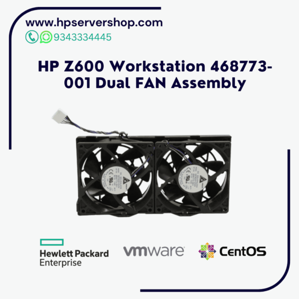HP Z600 Workstation 468773-001 Dual FAN Assembly