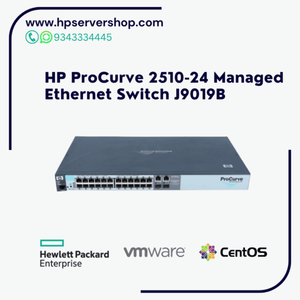 HP ProCurve 2510-24 Managed Ethernet Switch J9019B